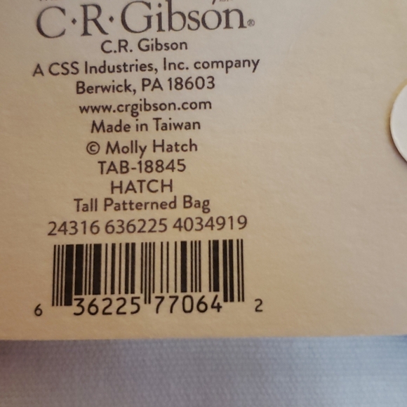 CR Gibson Canvas Tote Bag - Picture 6 of 6